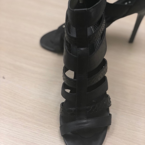 Trouvé Cages Black Heels size 8 - Picture 4 of 4